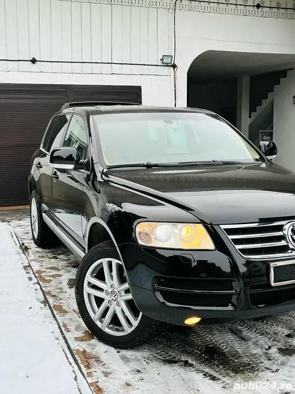 Negru Utilizat 2005 VW Touareg SUV | 5.480 EUR (Puțin scump) - Imagine 1/4