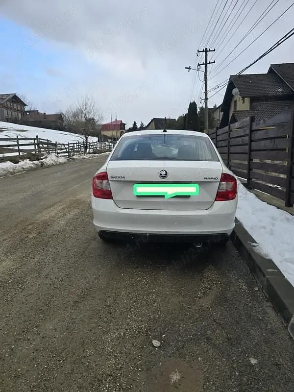Second-hand Skoda Rapid 110 CP (80 kW) 2016 Alb Hatchback