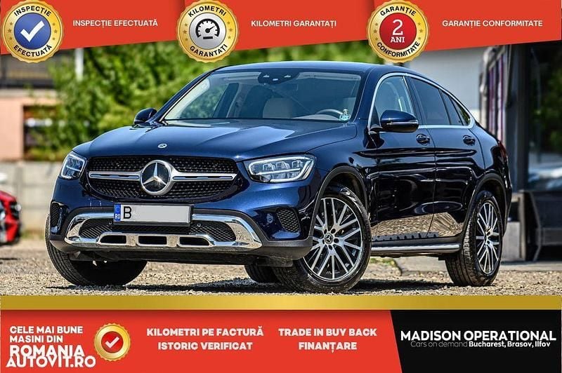 Albastru Utilizat 2021 Mercedes GLC200 SUV | 37.820 EUR (Preț bun) - Imagine 1/4