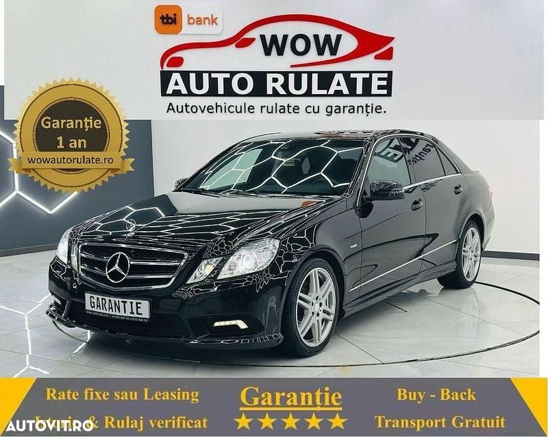 Culoarenegru Utilizat 2010 Mercedes E250 Avantgarde Berlinǎ | 8.290 EUR (Puțin scump) - Imagine 1/4