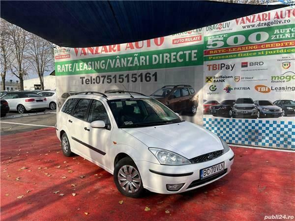 Alb Utilizat 2002 Ford Focus Break | 1.299 EUR (Puțin scump) - Imagine 1/4