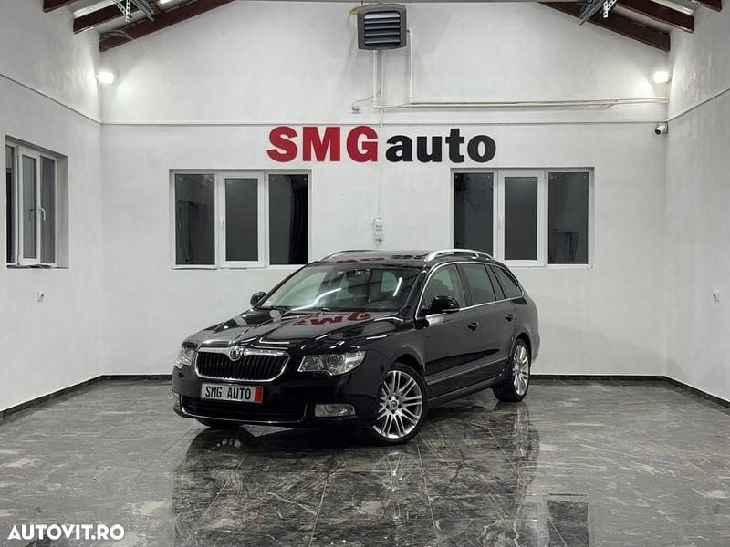 Culoarenegru Utilizat 2013 Skoda Superb Elegance Break | 6.200 EUR (Super Preț) - Imagine 1/4