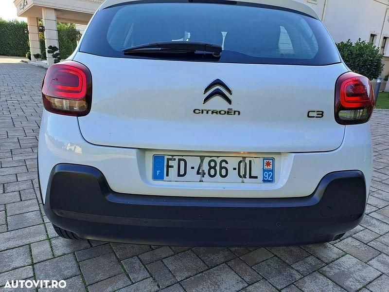 Second-hand Citroën C3 Feel 82 CP (60 kW) 2019 Culoarealb Hatchback