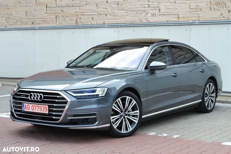 Gri Utilizat 2018 Audi A8L Berlinǎ | 45.750 EUR (Preț OK) - Imagine 1/4