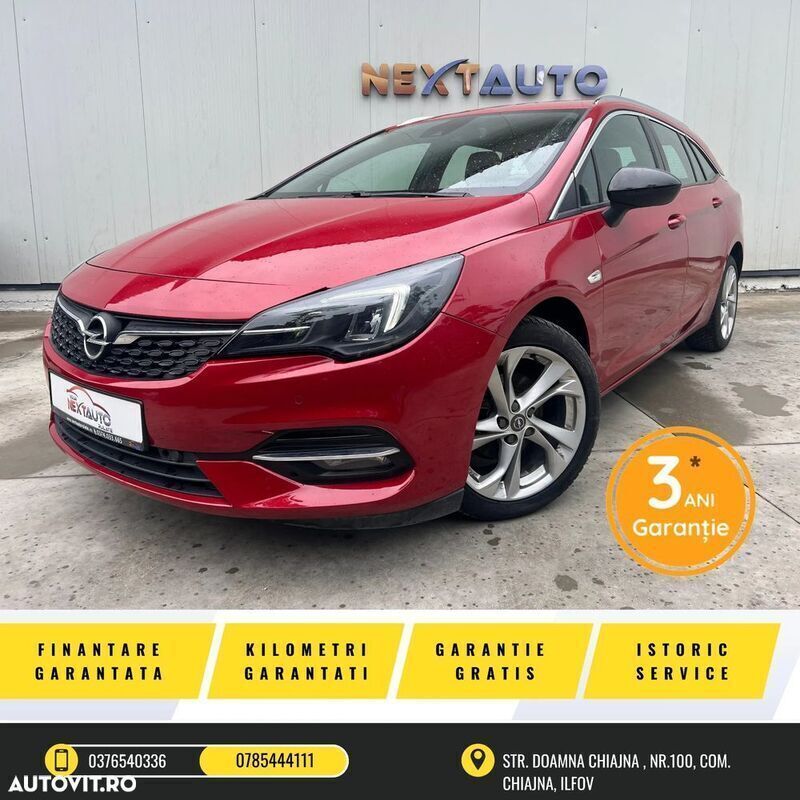 Rosu Utilizat 2022 Opel Astra Business Elegance Break | 11.989 EUR (Preț OK) - Imagine 1/4