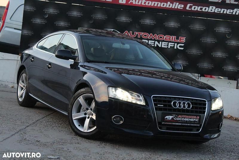 Culoarealbastru Utilizat 2010 Audi A5 Sportback Ambition Berlinǎ | 10.690 EUR (Preț OK) - Imagine 1/4