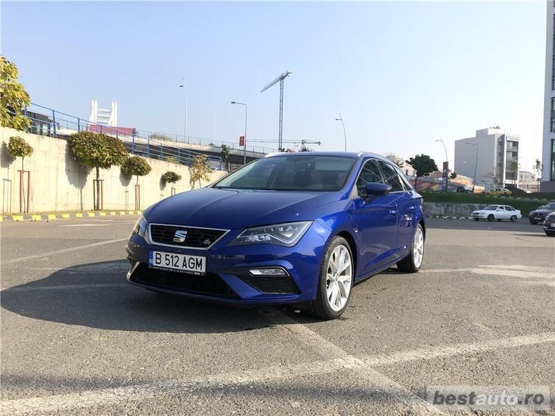 Albastru marin Utilizat 2018 Seat Leon Break | 19.321 EUR - Imagine 1/4