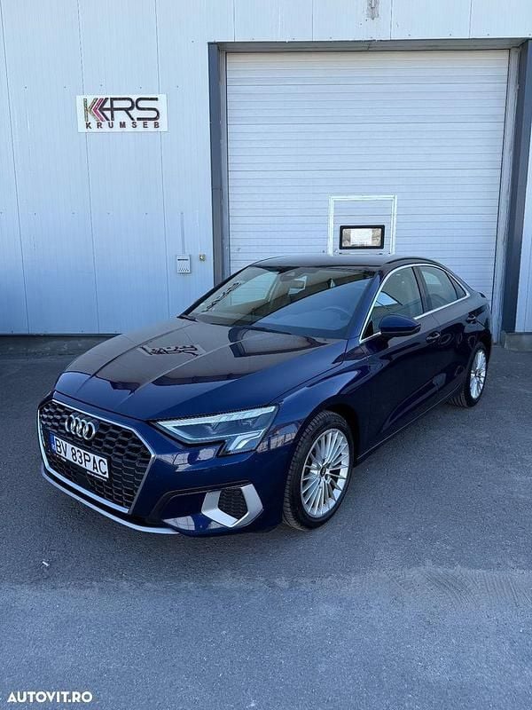 Culoarealbastru Utilizat 2021 Audi A3 Sportback Advanced Berlinǎ | 22.900 EUR - Imagine 1/4