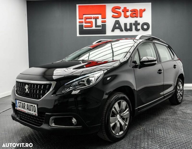 Negru Utilizat 2020 Peugeot 2008 Allure SUV | 9.990 EUR (Super Preț) - Imagine 1/4