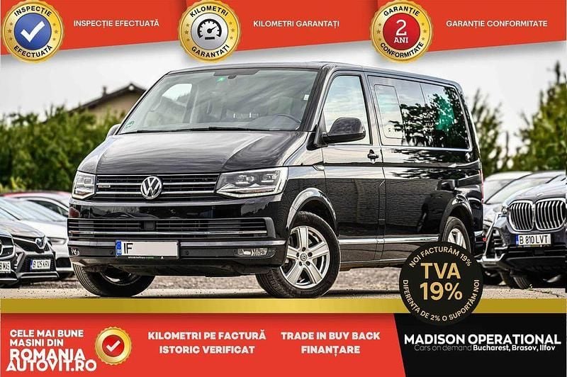 Culoarenegru Utilizat 2019 VW Multivan Monovolum | 39.499 EUR (Scump) - Imagine 1/4