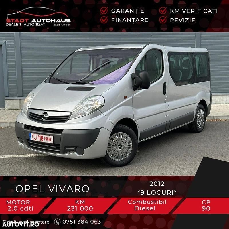 Culoareargint Second-hand 2012 Opel Vivaro Monovolum | 11.300 EUR - Imagine 1/4