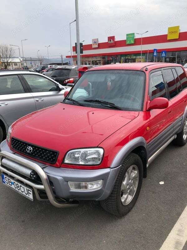 Rosu Utilizat 1999 Toyota RAV4 SUV | 3.000 EUR - Imagine 1/4
