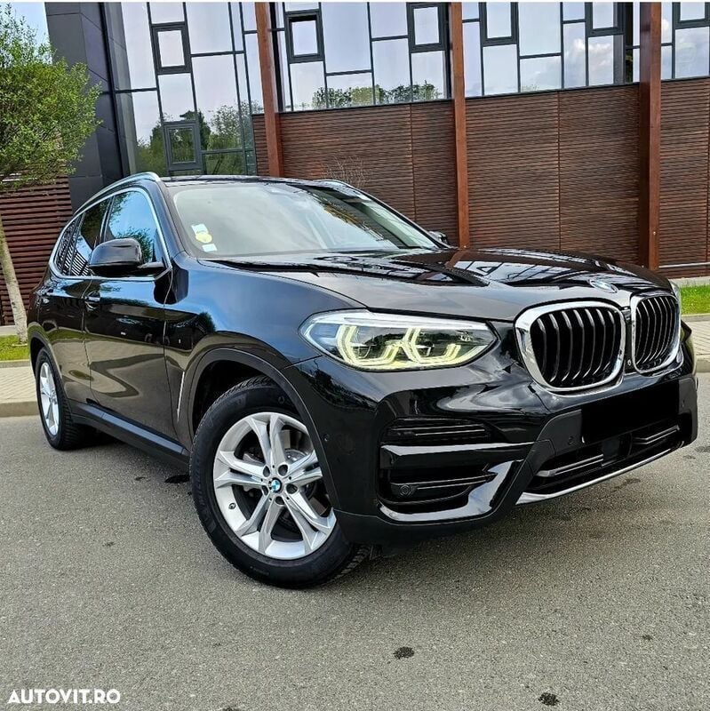 Negru Utilizat 2021 BMW X3 xLine SUV | 26.490 EUR (Super Preț) - Imagine 1/4