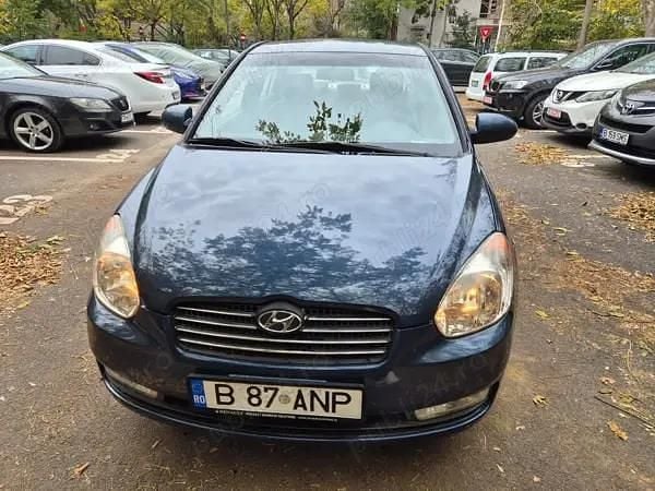 Albastru Utilizat 2008 Hyundai Accent Berlinǎ | 1.650 EUR (Preț OK) - Imagine 1/4