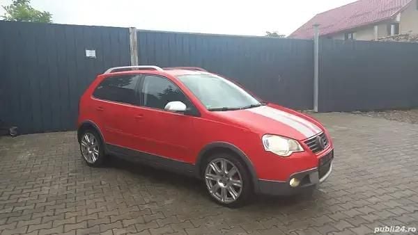 Rosu Utilizat 2009 VW Polo Cross Hatchback | 3.450 EUR - Imagine 1/3