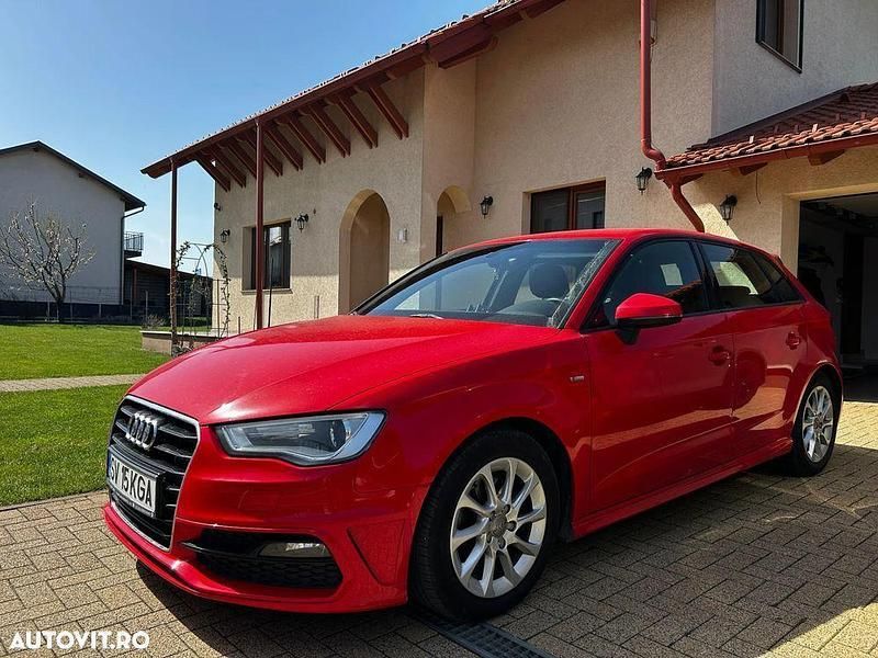 Second-hand Audi A3 S-Line 149 CP (109 kW) 2015 Rosu Hatchback