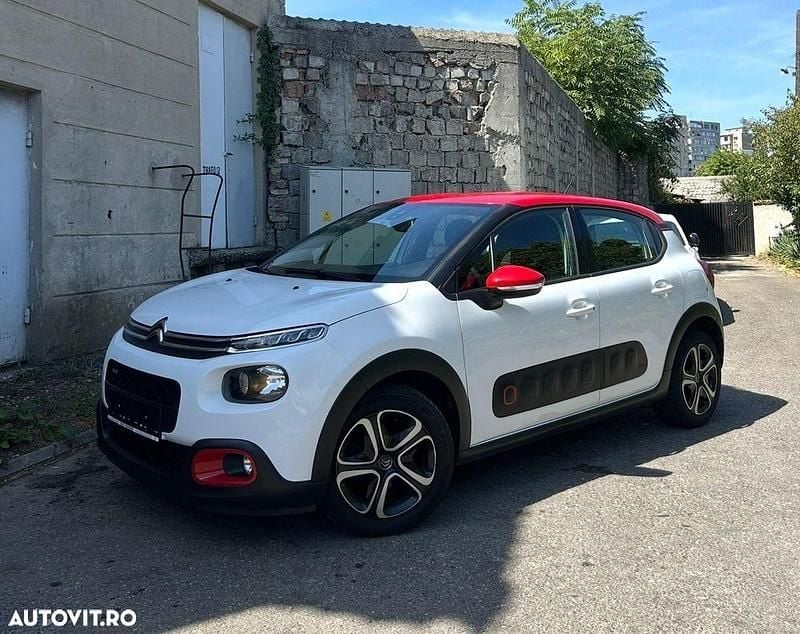 Culoarealb Utilizat 2017 Citroën C3 Feel Hatchback | 6.999 EUR (Preț OK) - Imagine 1/4