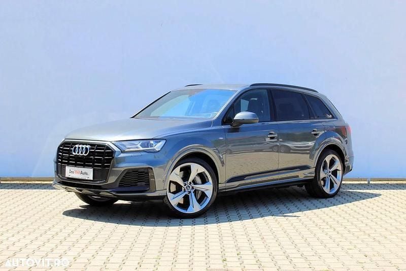 Gri Utilizat 2020 Audi Q7 SUV | 52.800 EUR (Scump) - Imagine 1/4
