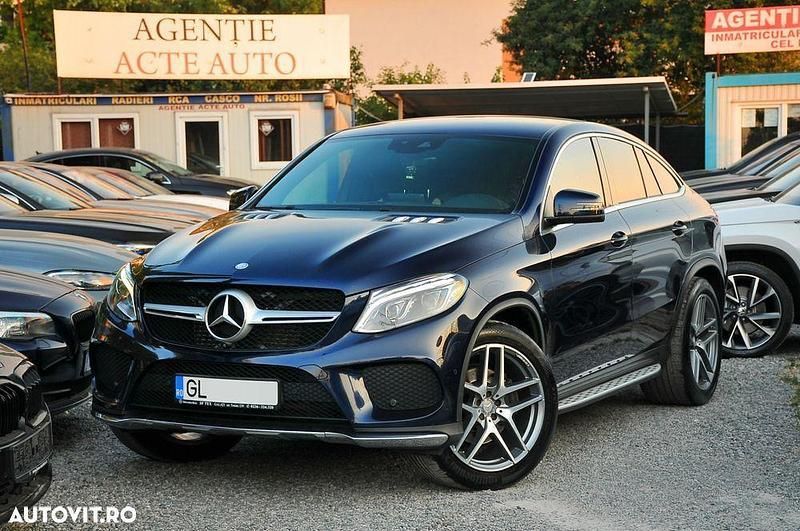 Albastru Utilizat 2017 Mercedes GLE350 AMG line Coupe | 29.990 EUR (Super Preț) - Imagine 1/4