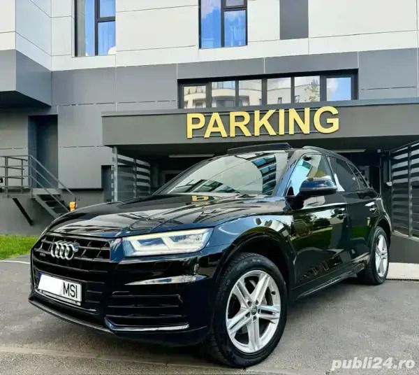 Negru Utilizat 2018 Audi Q5 S-Line SUV | 26.500 EUR (Preț OK) - Imagine 1/4