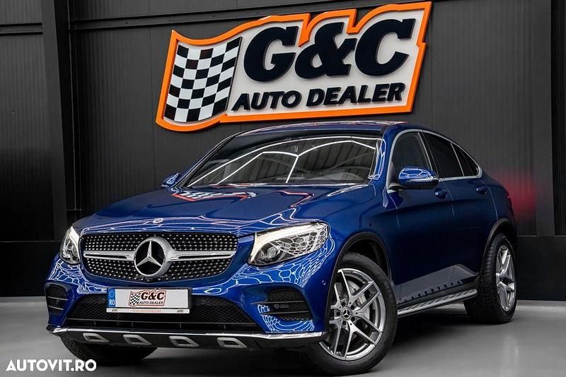 Culoarealbastru Utilizat 2018 Mercedes GLC350 AMG line SUV | 29.900 EUR - Imagine 1/4