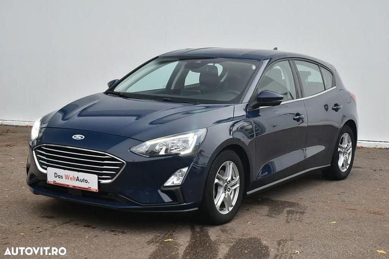 Albastru Utilizat 2020 Ford Focus Trend Hatchback | 10.499 EUR (Preț OK) - Imagine 1/4