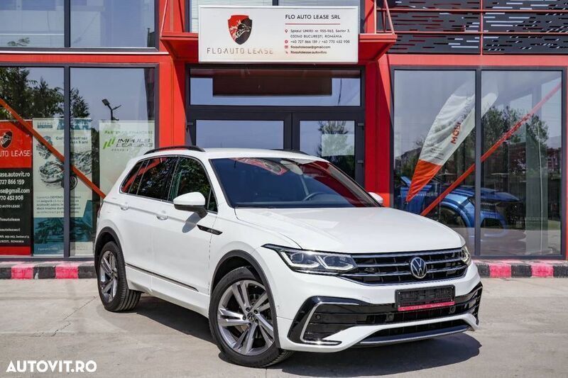 Alb Utilizat 2021 VW Tiguan R-line SUV | 32.989 EUR - Imagine 1/4