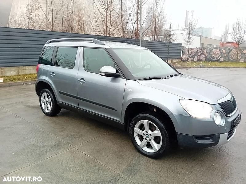 Gri Second-hand 2013 Skoda Yeti Ambition SUV | 4.880 EUR (Super Preț) - Imagine 1/4