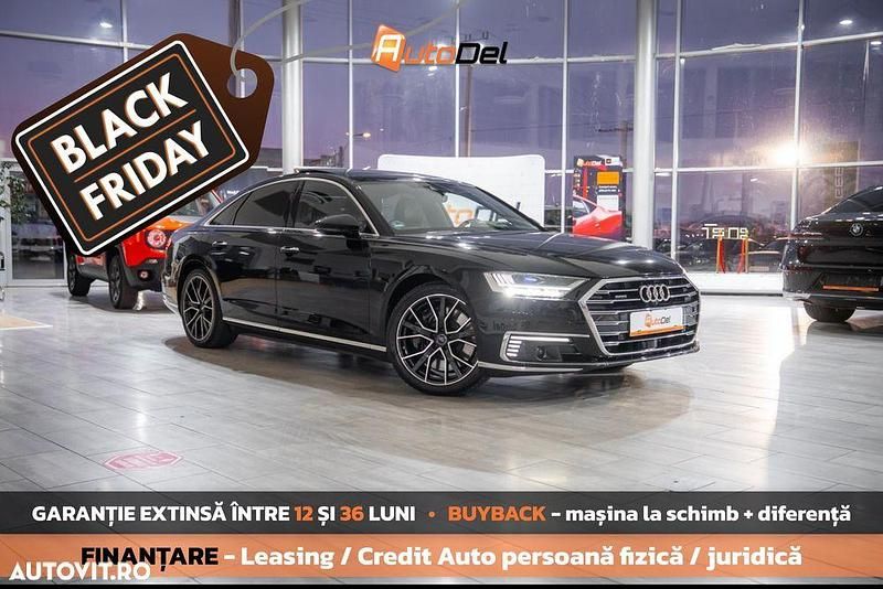 Culoarenegru Utilizat 2021 Audi A8 Berlinǎ | 49.998 EUR (Preț bun) - Imagine 1/4