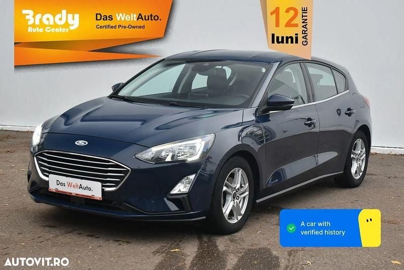 Albastru Utilizat 2020 Ford Focus Trend Hatchback | 9.991 EUR (Preț OK) - Imagine 1/4