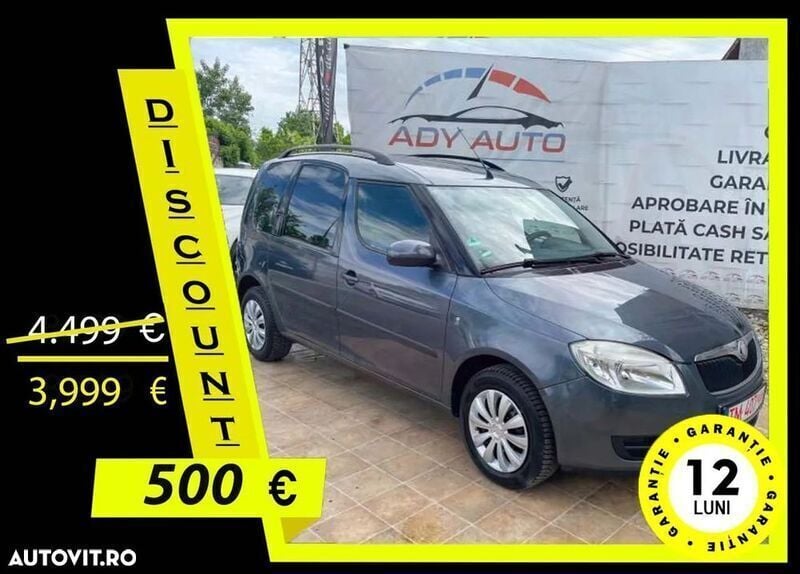 Alte culori Utilizat 2007 Skoda Roomster Monovolum | 4.499 EUR - Imagine 1/4