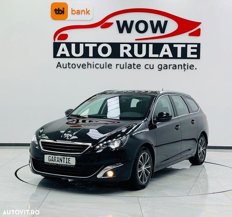 Culoarenegru Utilizat 2015 Peugeot 308 Allure Break | 6.590 EUR (Preț OK) - Imagine 1/4