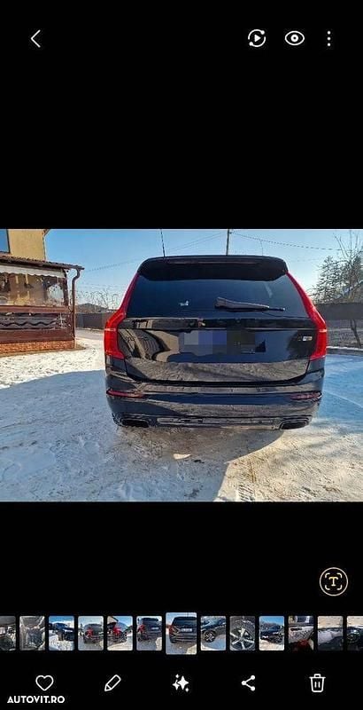 Second-hand Volvo XC90 Ultra 455 CP (334 kW) 2017 Culoarenegru SUV