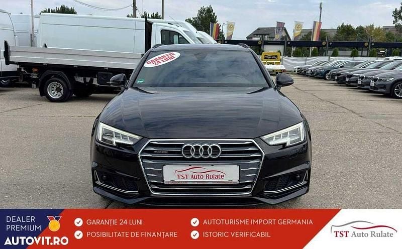 Negru Utilizat 2019 Audi A4 Break | 17.787 EUR (Super Preț) - Imagine 1/4