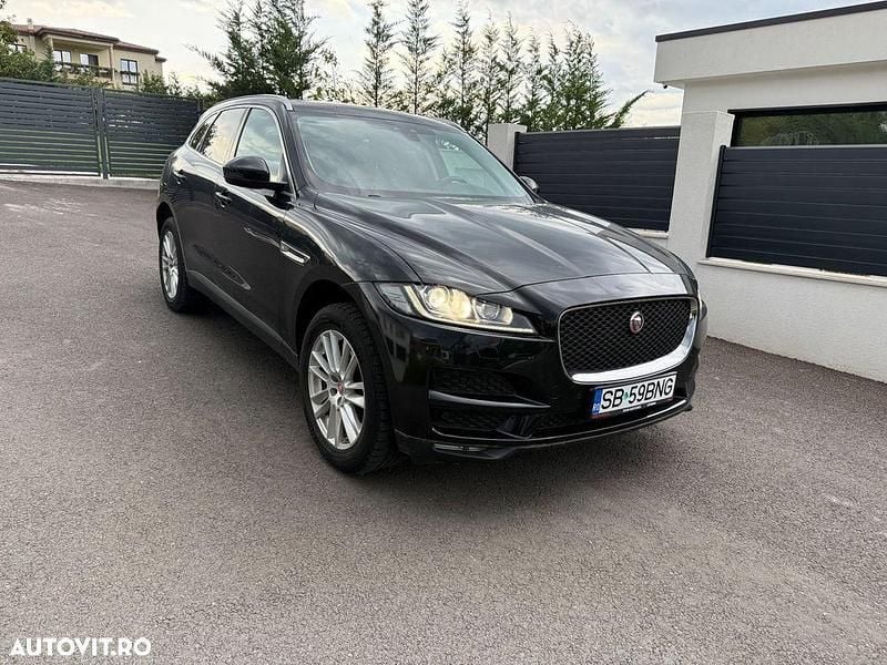 Culoarenegru Utilizat 2016 Jaguar F-Pace Prestige SUV | 18.500 EUR (Preț OK) - Imagine 1/4
