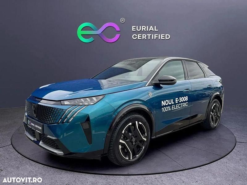 Culoarealbastru Nouă 2025 Peugeot e-3008 GT SUV | 49.900 EUR - Imagine 1/4