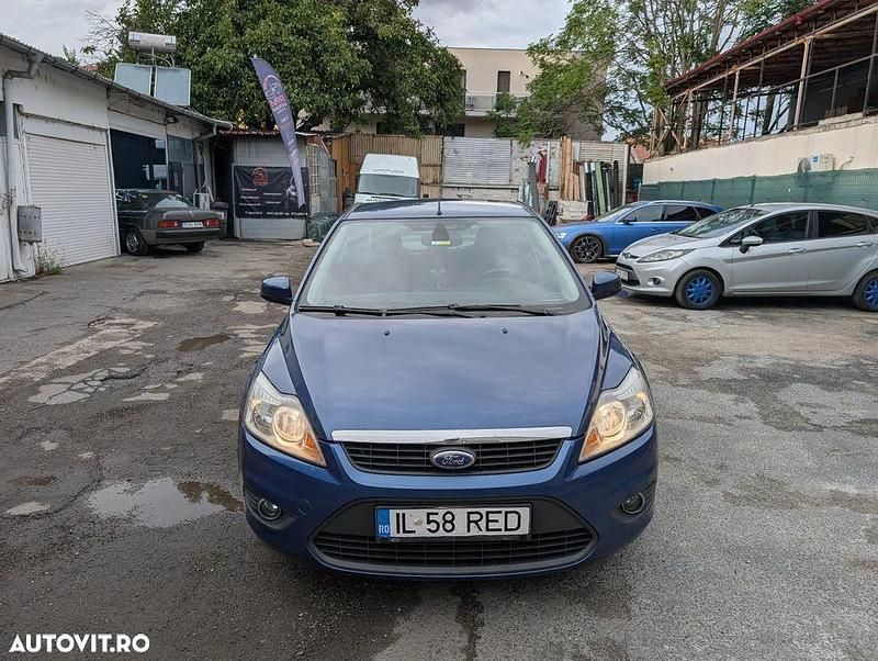 Culoarealbastru Utilizat 2008 Ford Focus Titanium Berlinǎ | 2.600 EUR (Preț OK) - Imagine 1/4