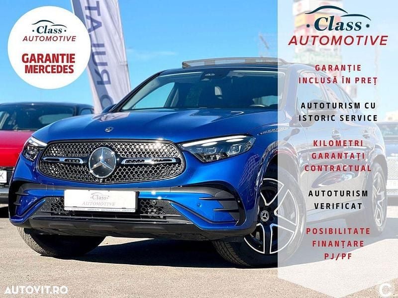 Culoarealbastru Utilizat 2024 Mercedes GLC220 Coupe | 61.490 EUR (Preț OK) - Imagine 1/4