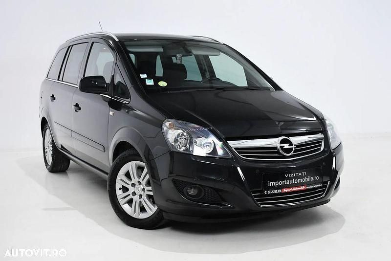 Negru Utilizat 2012 Opel Zafira Monovolum | 5.500 EUR (Puțin scump) - Imagine 1/4