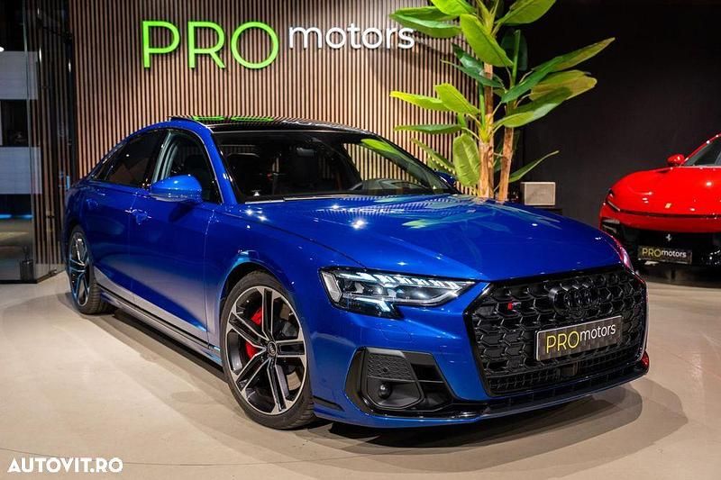Albastru Utilizat 2021 Audi S8 Berlinǎ | 88.000 EUR (Preț OK) - Imagine 1/4