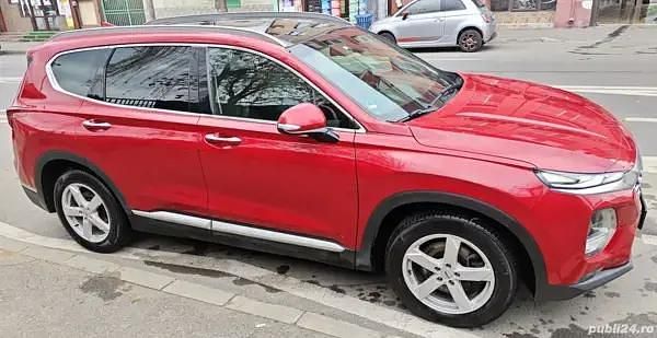 Second-hand Hyundai Santa Fe 200 CP (147 kW) 2019 Roșu SUV