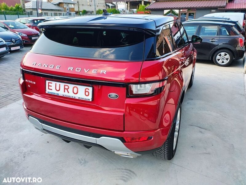 Second-hand Land Rover Range Rover evoque R-Dynamic 180 CP (132 kW) 2016 Rosu SUV