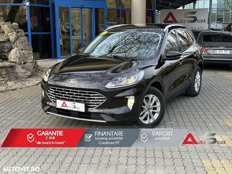 Negru Utilizat 2022 Ford Kuga SUV | 19.250 EUR (Super Preț) - Imagine 1/4