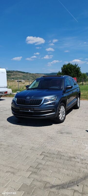 Gri Utilizat 2021 Skoda Kodiaq Clever SUV | 22.350 EUR (Preț bun) - Imagine 1/4