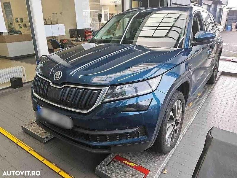 Culoarealbastru Utilizat 2021 Skoda Kodiaq Clever SUV | 22.990 EUR (Preț OK) - Imagine 1/4