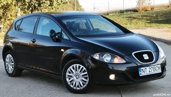 Negru Utilizat 2009 Seat Leon Hatchback | 3.150 EUR (Preț bun) - Imagine 1/4