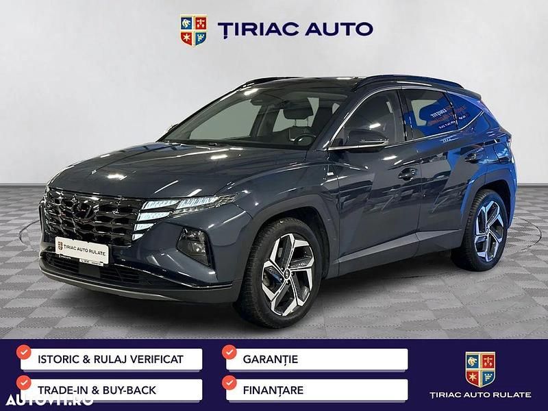 Culoarealbastru Utilizat 2022 Hyundai Tucson SUV | 25.990 EUR (Scump) - Imagine 1/4