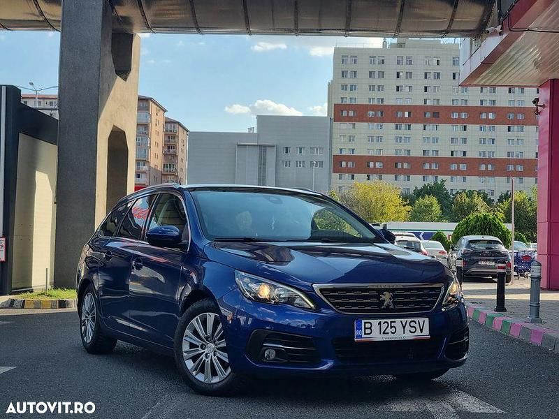 Culoarealbastru Utilizat 2019 Peugeot 308 SW Allure Break | 8.699 EUR - Imagine 1/4
