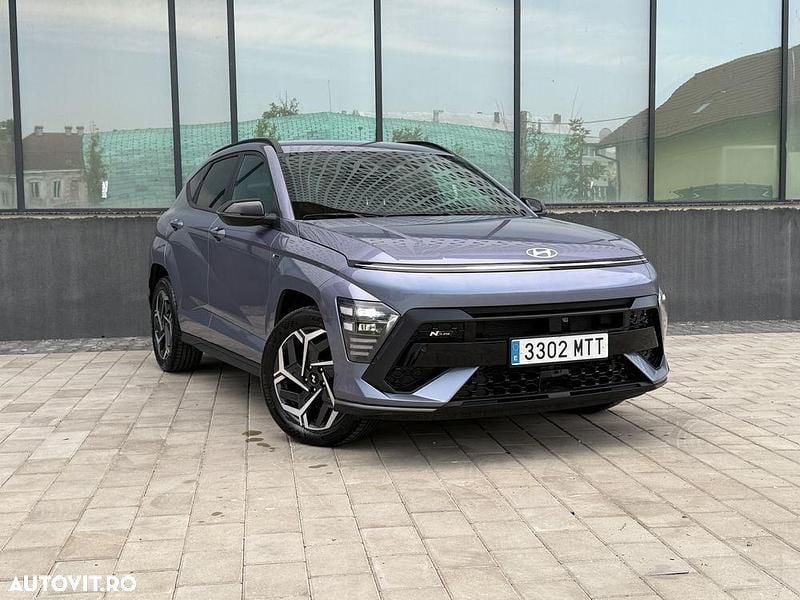 Gri Utilizat 2024 Hyundai Kona SUV | 23.999 EUR (Preț OK) - Imagine 1/4