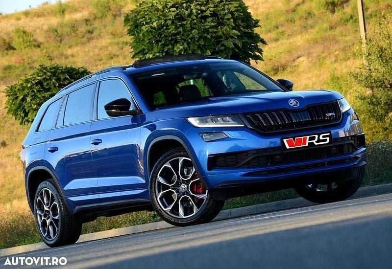 Culoarealbastru Utilizat 2020 Skoda Kodiaq SUV | 26.750 EUR (Super Preț) - Imagine 1/4